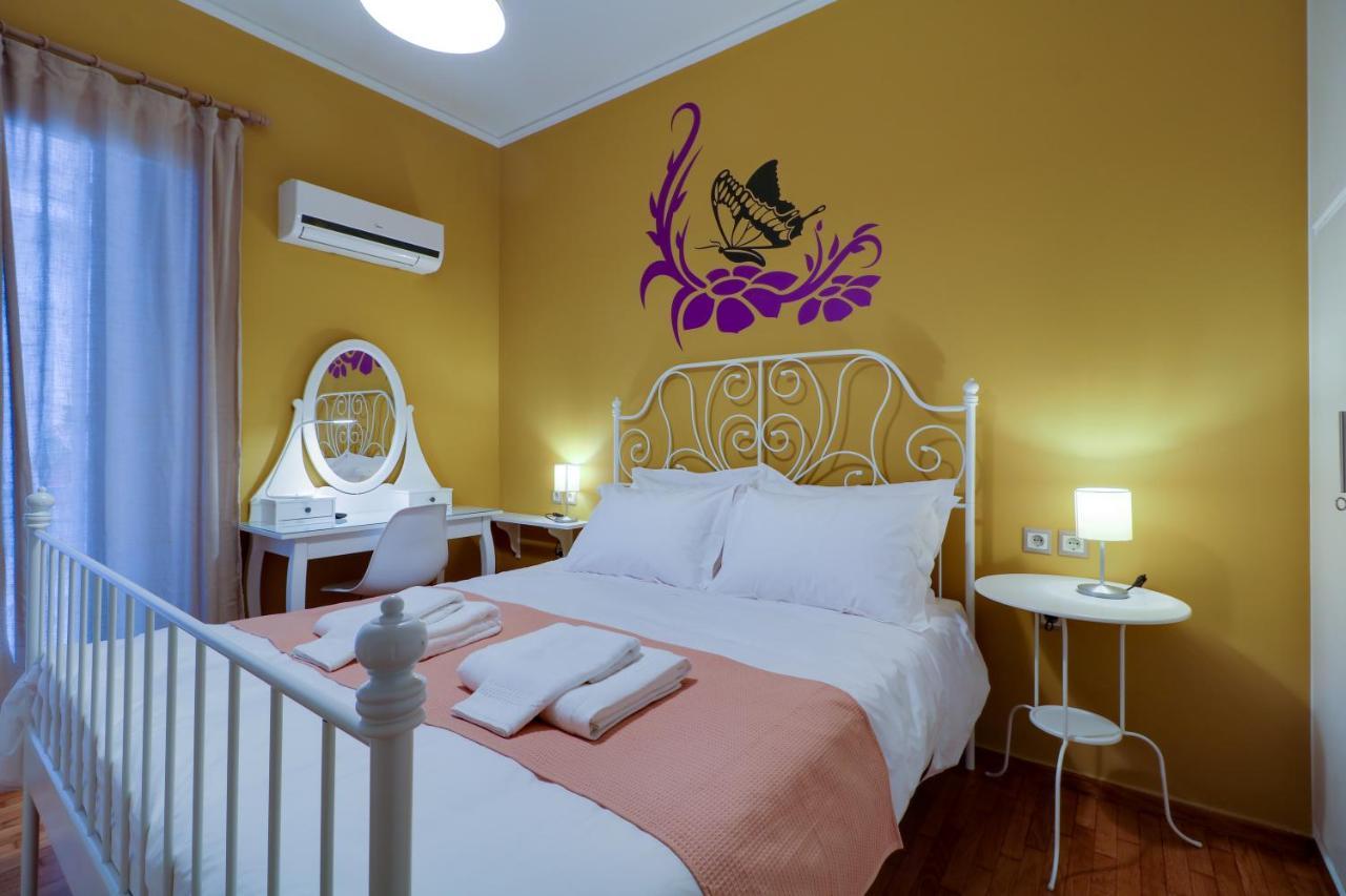 Spacious Central Flat☆3Min To Metro☆Ac|Netflix|Pc Афины Экстерьер фото
